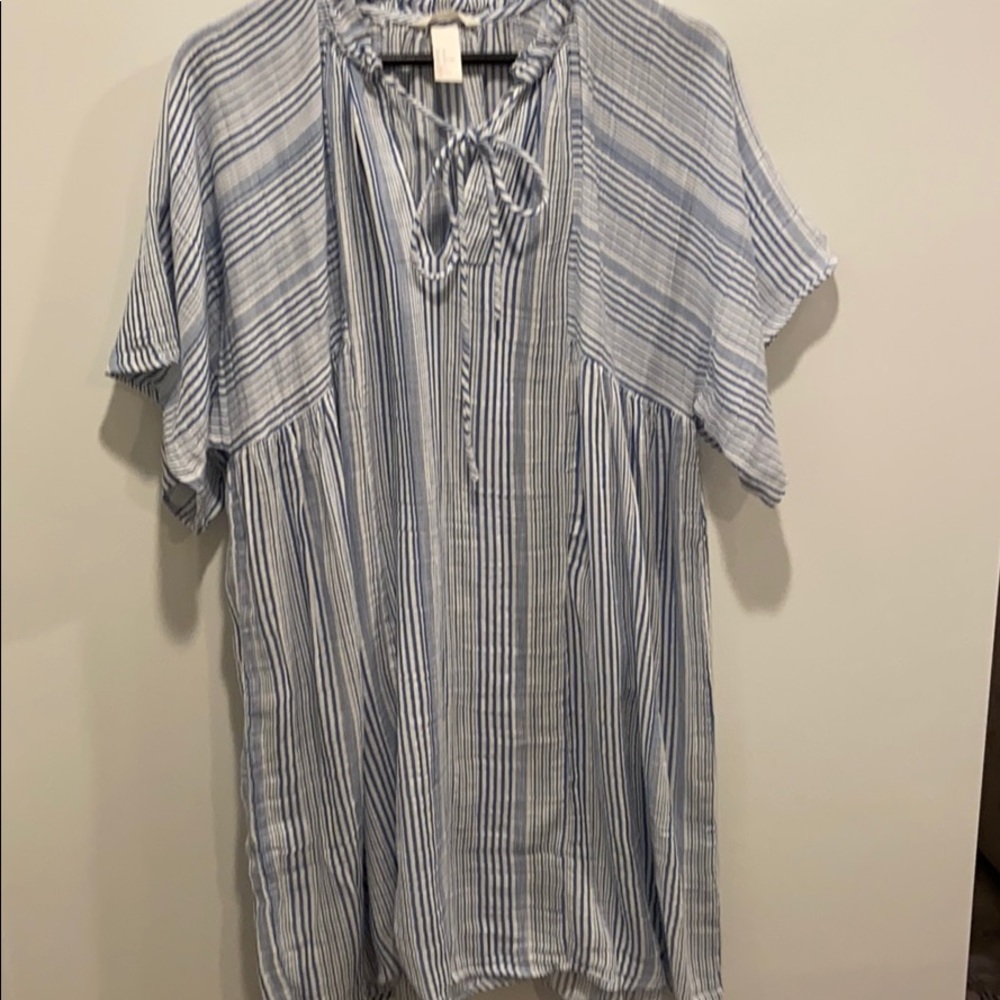 Striped Tunic-great for cover up or maternity!
